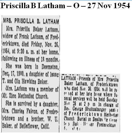 Priscilla B. Latham
